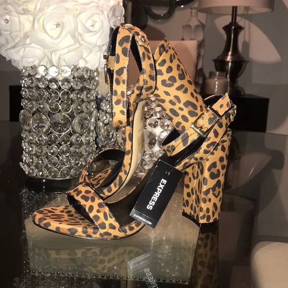 cute leopard print sandals